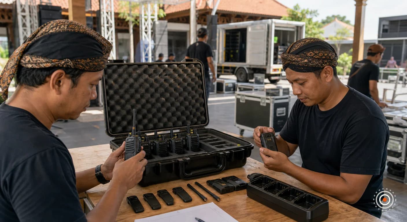 Checklist Serah Terima: 7 Hal yang Wajib Dicek Saat Unit HT Sewaan Datang