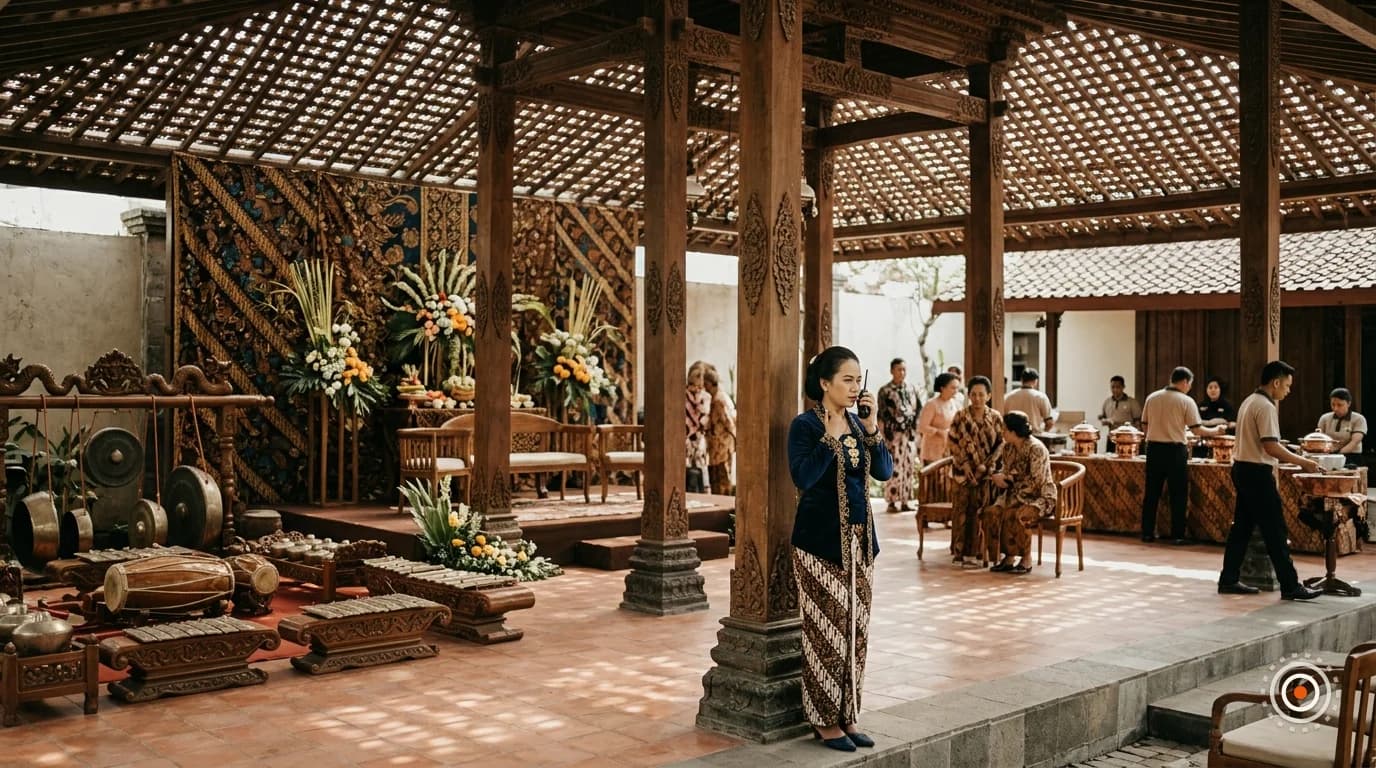 Panduan Komunikasi Tim Pernikahan Adat Jawa di Joglo / Pendopo