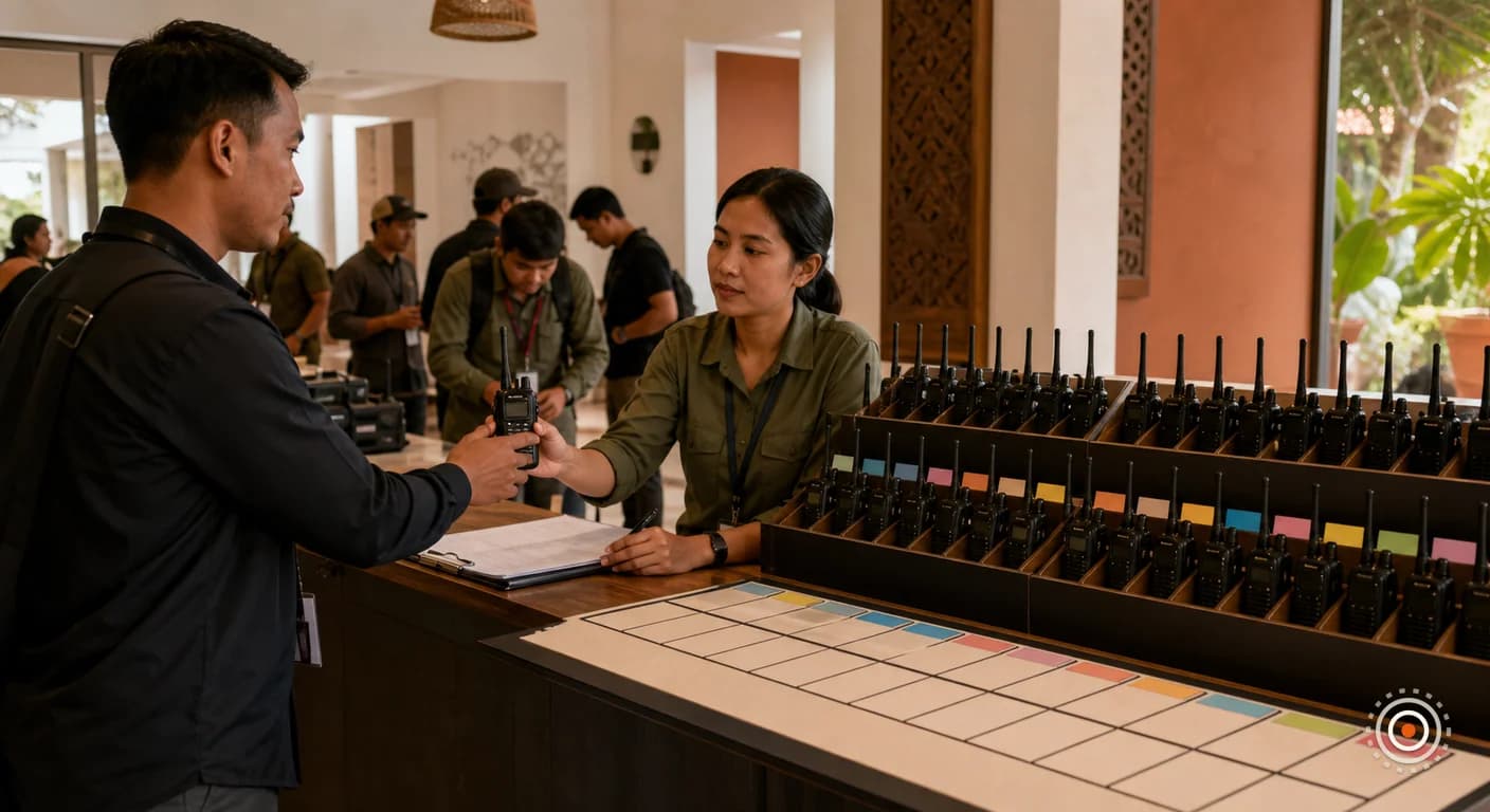 Supaya HT Tidak Hilang Saat Event: Sistem Penomoran, Serah Terima, dan Log Distribusi