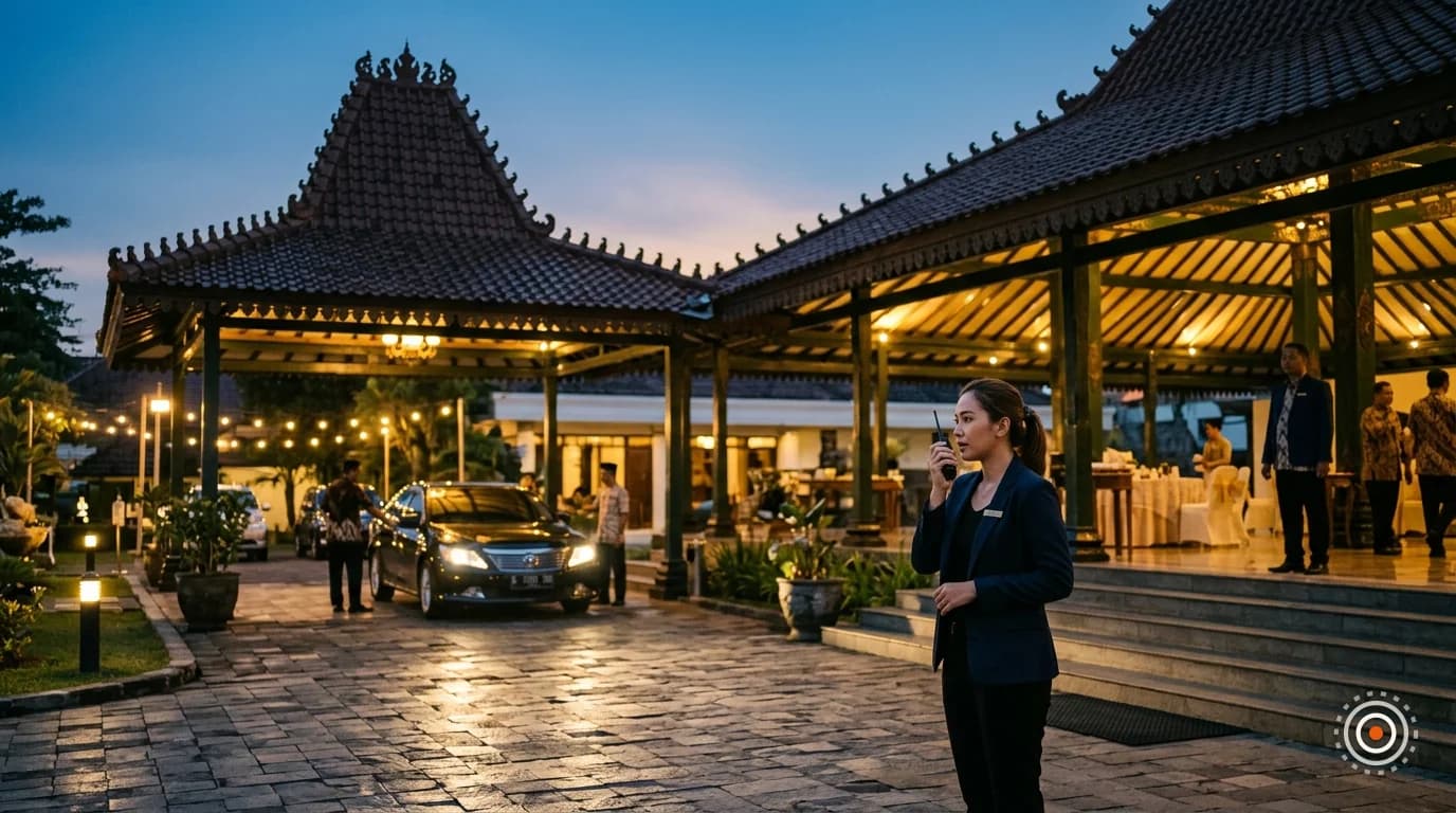 Sewa HT di Royal Ambarrukmo: Tantangan Pendopo + Basement Parkir
