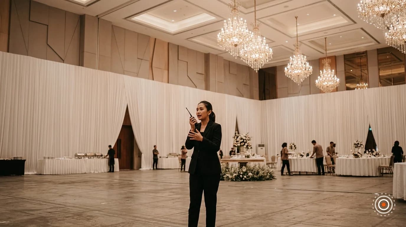 Sewa HT di Hotel Tentrem: Setup Multi-Ballroom