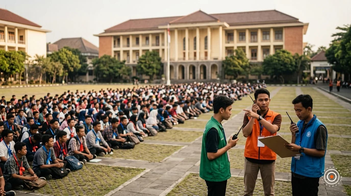 Setup HT untuk Panitia Ospek 500 Mahasiswa: Studi Kasus UGM